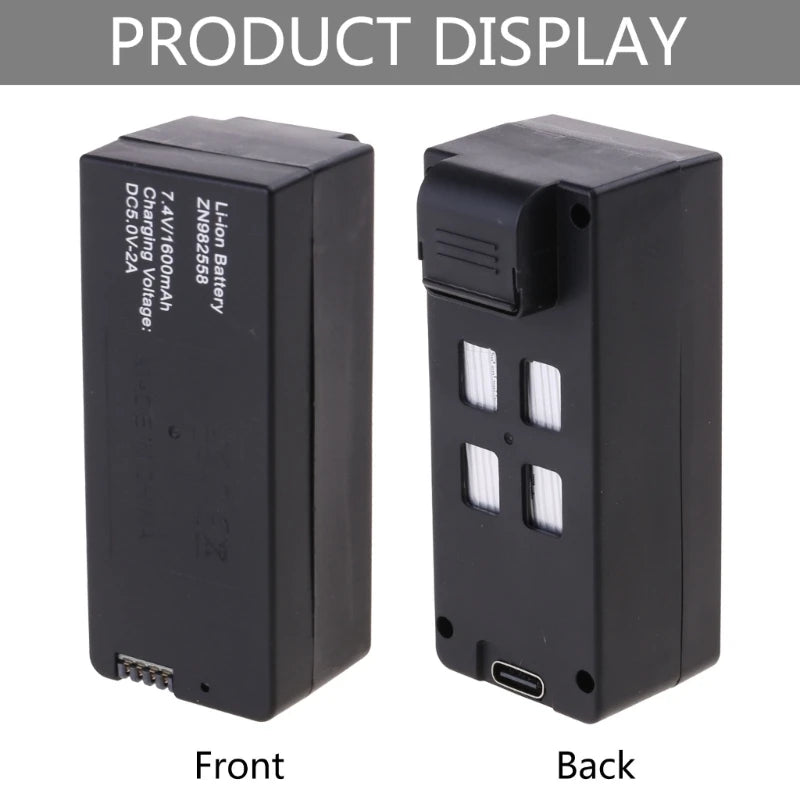S188 Remote Control Drones Lithium Battery High Capacity Drones Lithium Battery 7.4V 2200mAH for Quadcopter Accessories