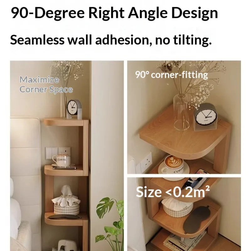 Modern Minimalist Wooden Nightstand Bedside Table 2 Drawer Storage Night Stand Bedroom Furniture Nightstands Bedroom Wood