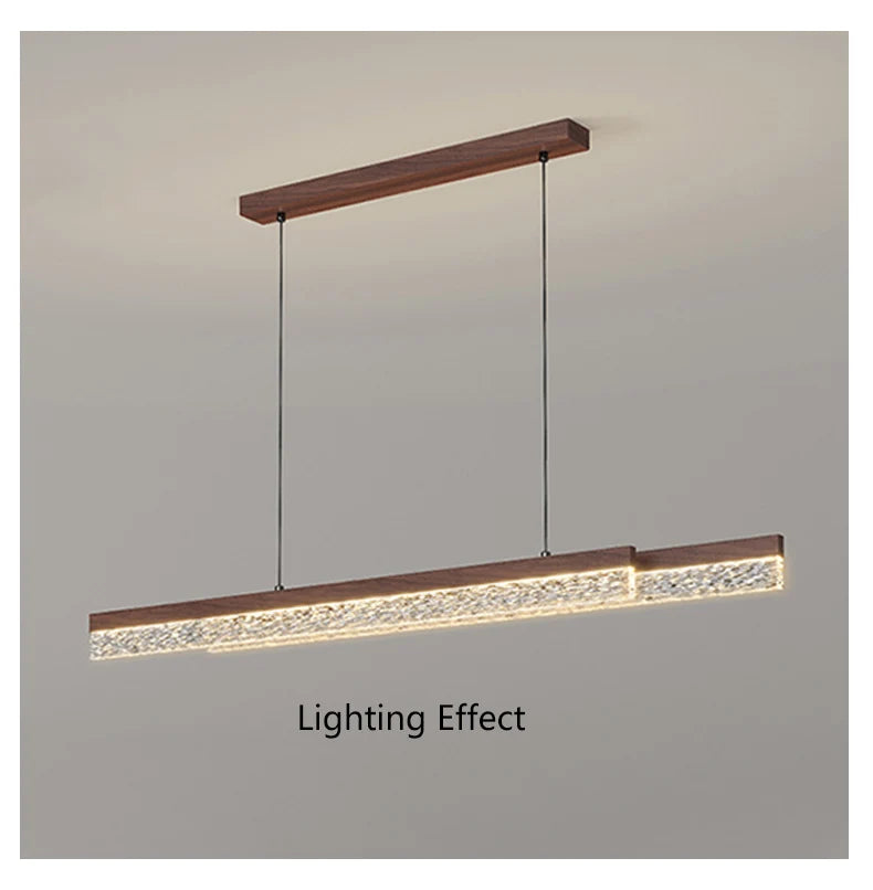 Modern Light Creative Bar Counter Strip Designer Lamps LED Pendant Light For Dining Table Kitchen Chandelier Adjust Function
