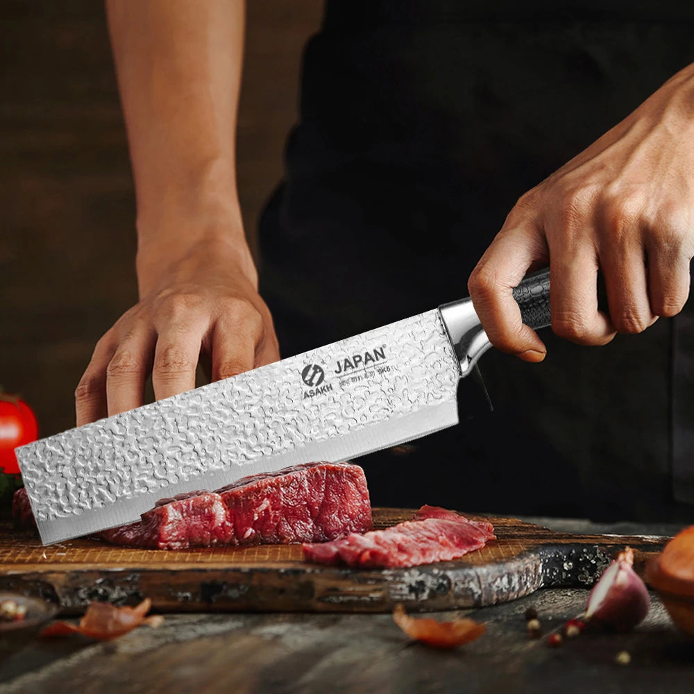 Kitchen cooking knife set stainless steel chefs knife professional cutting knife slicing knife, meat cutting knife slicing knife