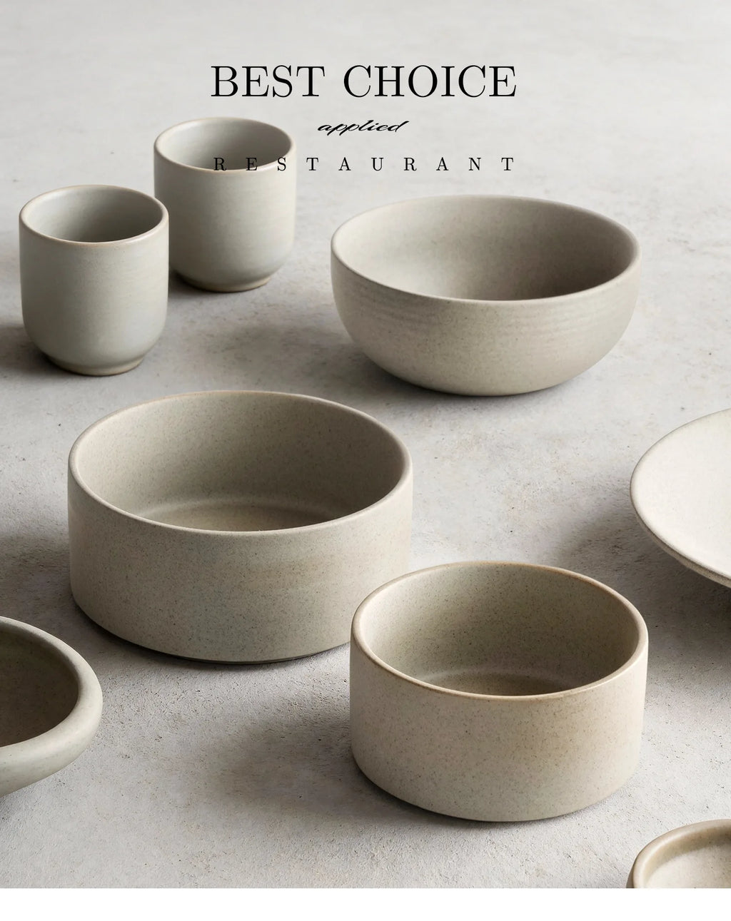 Retro Raw Earth Speckled Matte Ceramic Straight Bowl 4.3&5.5in Japanese Stoneware Rice Soup Noodle Side Dish Serving Bowl