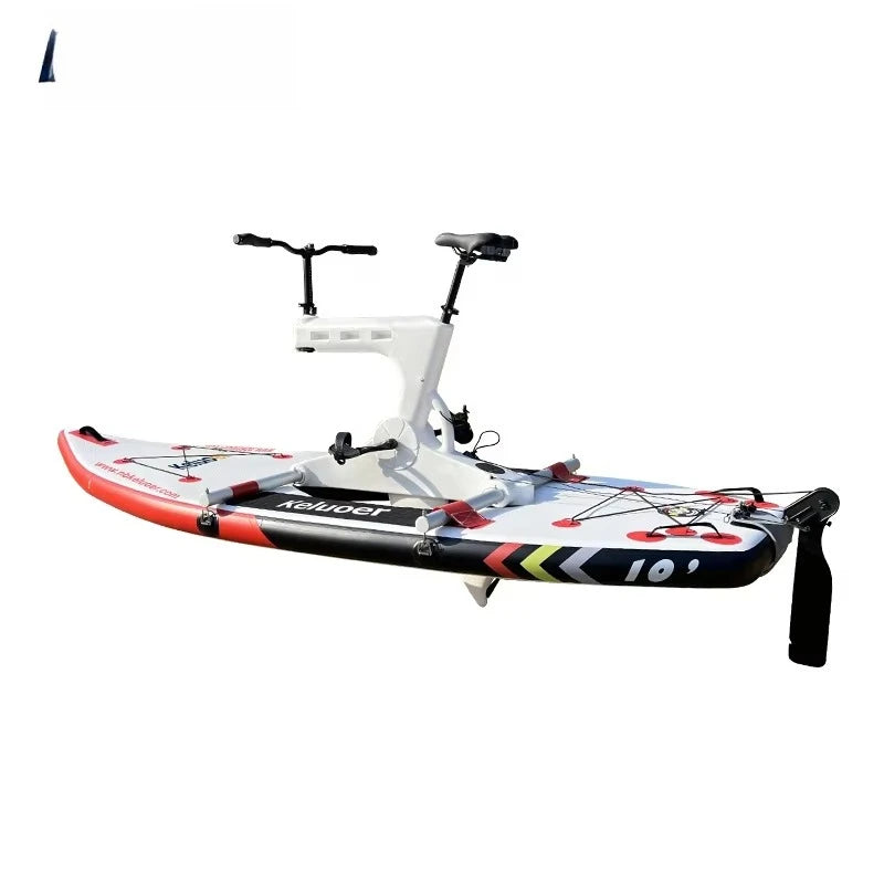 SUP Inflatable Paddle Board Outdoor Water Bike Beginner Water Ski Board Water Sports Float Board