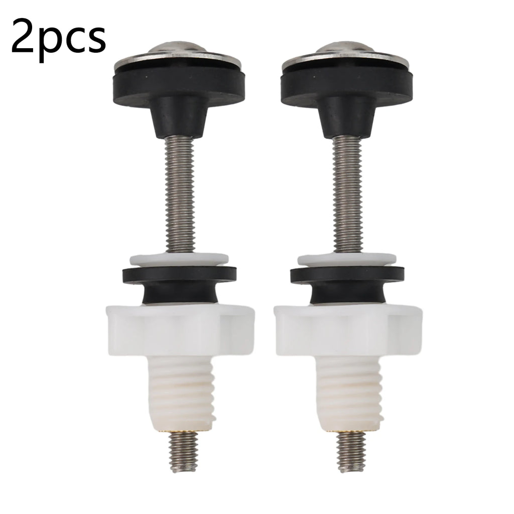 2PCS Tank Bolt M6 Bolts Rubber Toilet Cistern To Toilet Pan Fixing Fitting Sealing Kit Close Coupling Bolts Bathroom Accessories