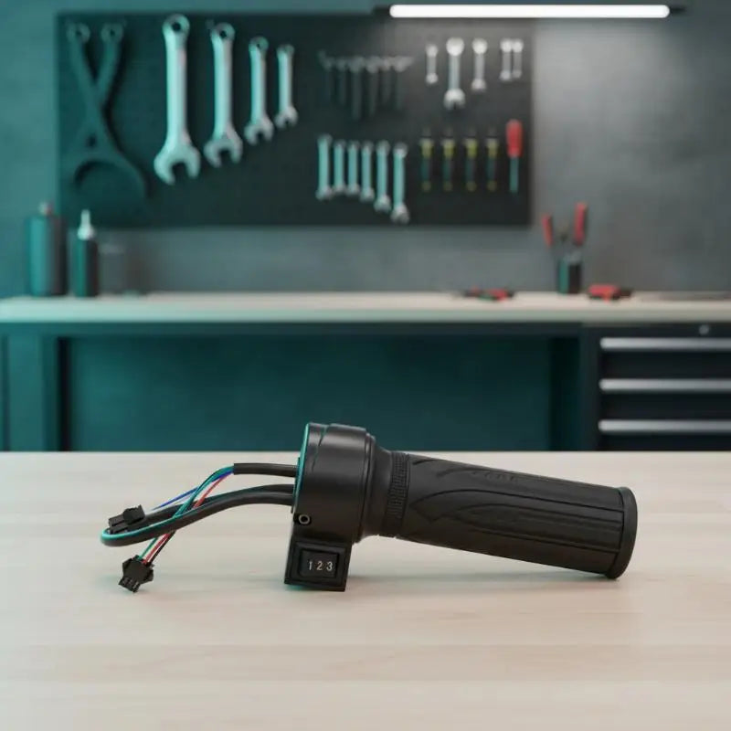 @*Scooter Electric Bike Handlebar with 3-Speed Grip for Smooth and Responsive Control