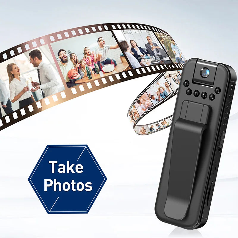 1080P HD Mini Camera Portable Small Digital Video Recorder Surveillance Camcorder Night Vision Video Police BodyCam Infrared