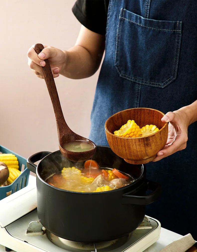 Kitchenware set: cooking spatula, pot spatula, wooden spatula, spoon, stir-frying spoon, pot spatula, soup spoon, kitchen tool