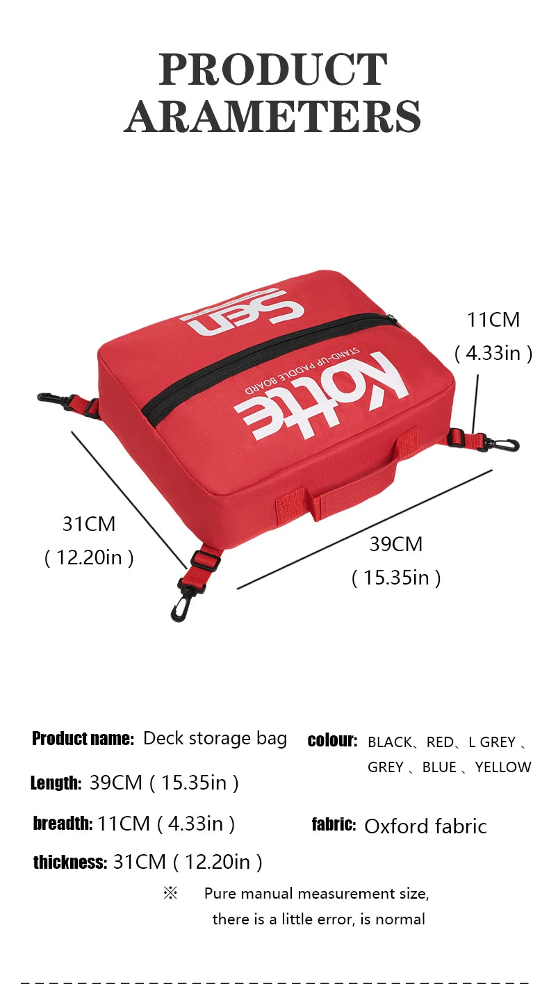 Deck Bag, Bow Insulation Bag, Waterproof Sup Paddle Board Storage, Surfboard Accessories Storage Bag, Swimming Sports Bag, Paddle Board