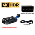 HD4K， New Wi Fi Mini Clock Camera, Upgraded Remote Viewing, Sports Detection, Infrared Night Vision, Home HD Camera