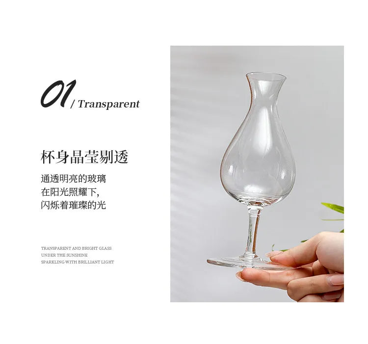 Britain Crystal Whisky Goblet Cup for Scotch Bud Whiskey Chivas Regal Wine Tasting Glass For Bar