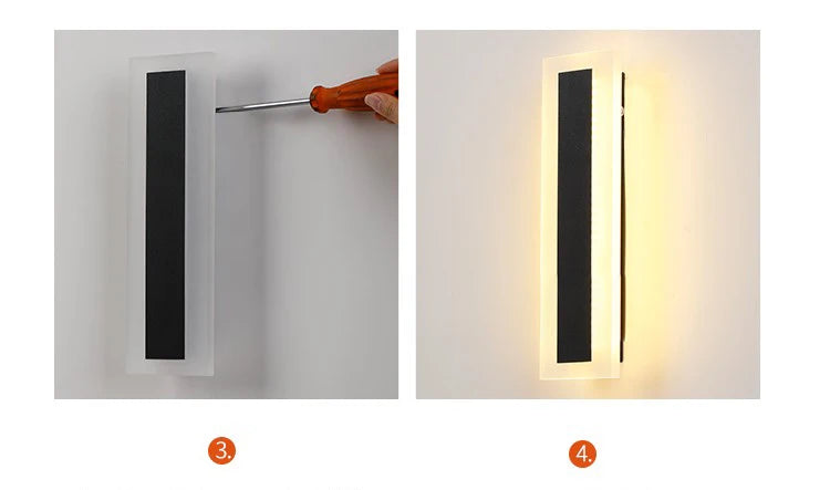 Outdoor Wall Light Garage Door Garden Decoration Porch Lamp Front Door Decor Lights IP65 Waterproof Anti-Water Wall Lighting