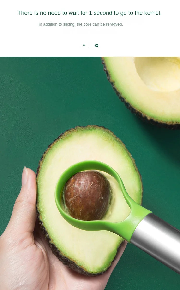 Avocado Knife Gadget Stainless Steel Cutter Kitchen Gadgets Fruit Cutting Artifact All for Kitchen and Home Dragon Fruit Slices