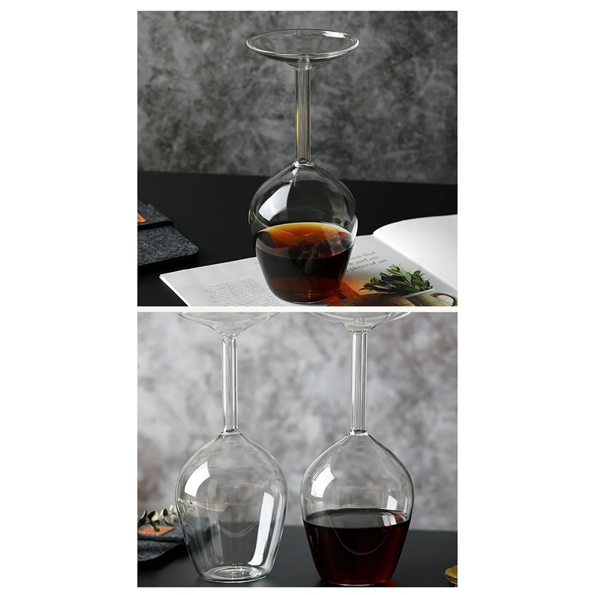 Long Stem Upside Down Wine Glass Funky Unique Stemmed Wine Glasses Upside Down Long Stem Wine Glasses
