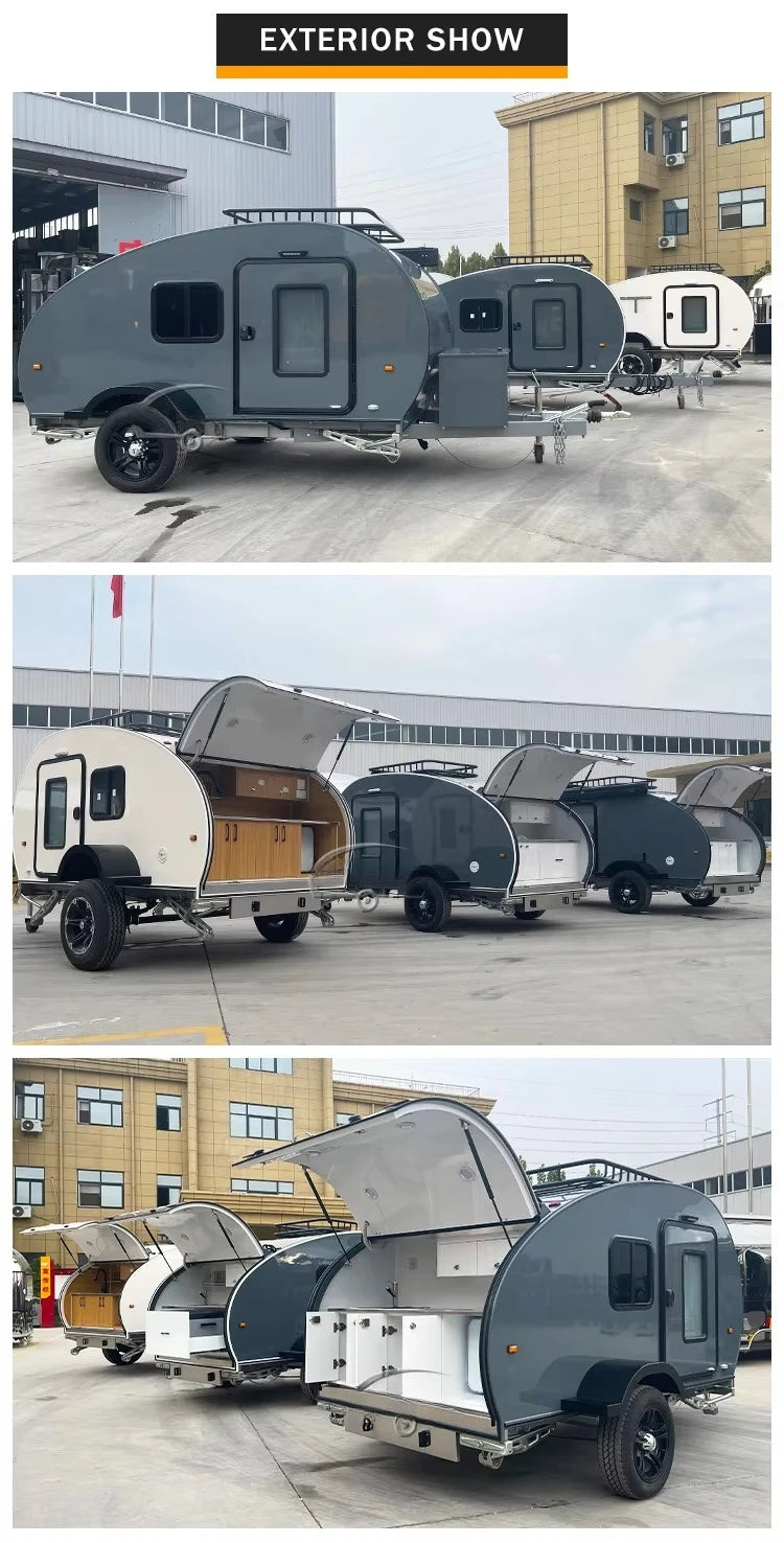 Camp Trailer off Road caravan Car Campers and Rvs Camping Travel Trailer