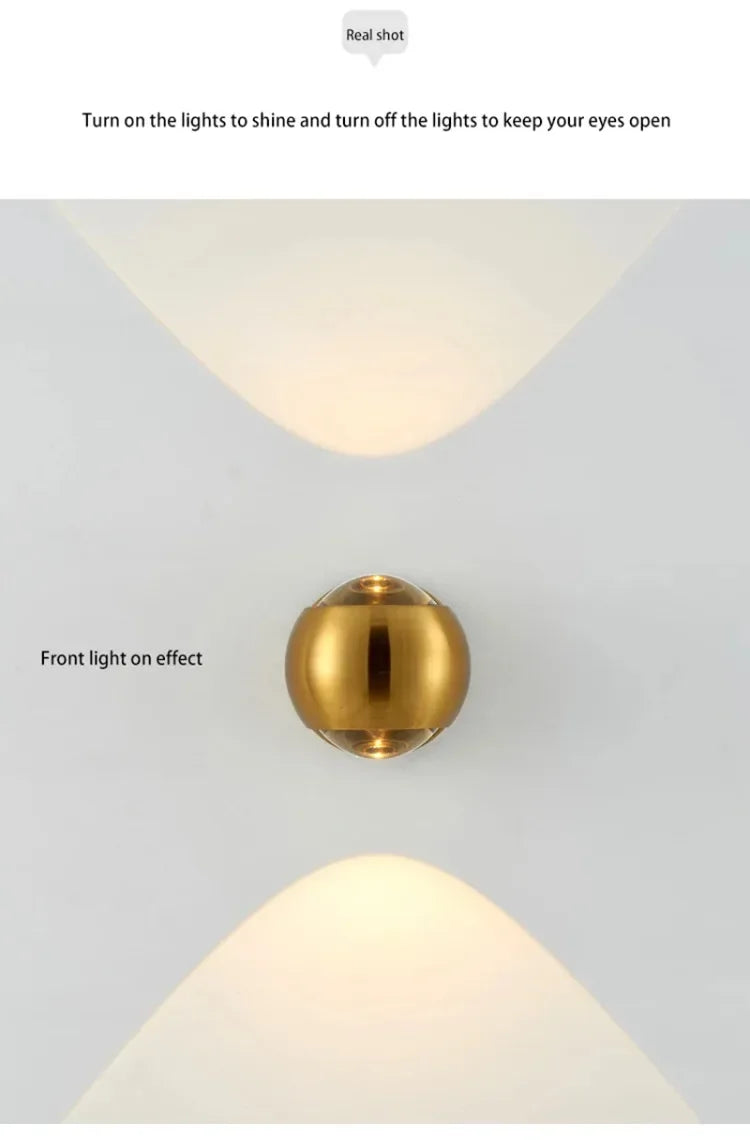 Luxury Art Aluminum Wall Light Glass Decoration Wall Lamp for Living Dining Room Bedroom Corridor Staircase Home Decor Sconce