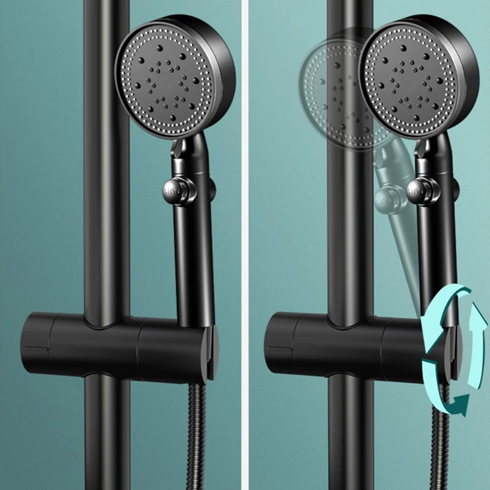 1pcs Adjustable Hand Shower Bracket Shower Head Bracket Base For 18-25MM Bathroom Replacement Handheld Shower Head Holder
