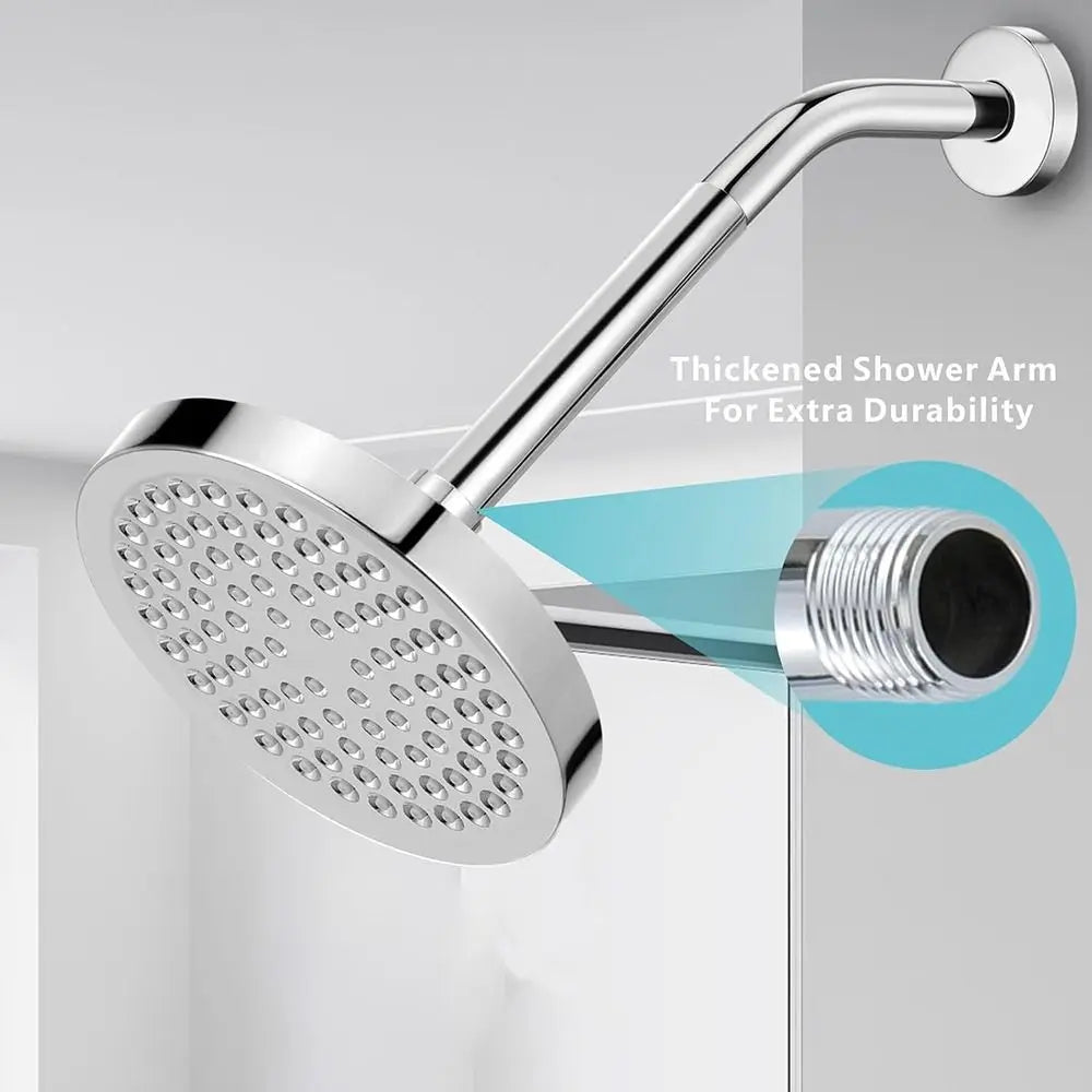 New Stainless Steel Shower Extension Rod Round 30cm Extension Tube Shower Extender Shower Head Rod Bathroom Accessories