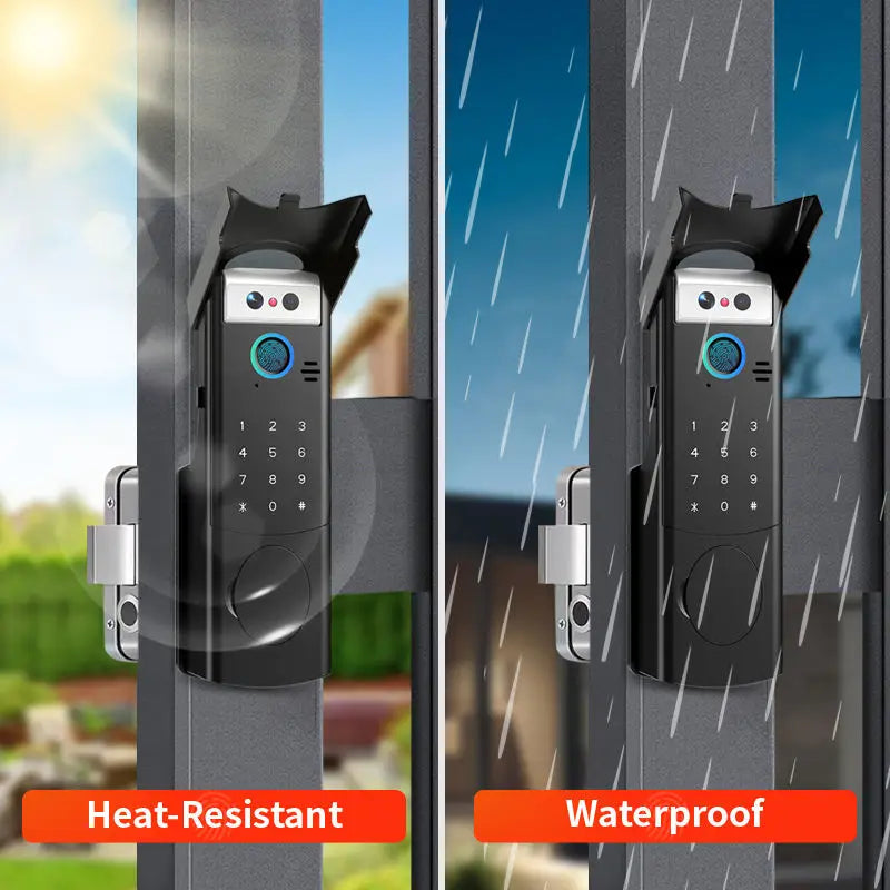 Waterproof Smart Lock Remote APP Video Intercom 3D Face Recognition Tuya Smart Home Fingerprint Password IC Card Doorbell Keypad