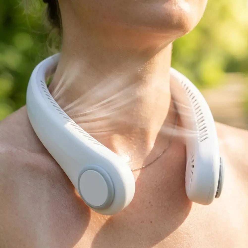 Hanging Neck Fan For Outdoor Portable Cooling Lazy Person Mini Hanging Neck Small Fan Bladeless Small Fan