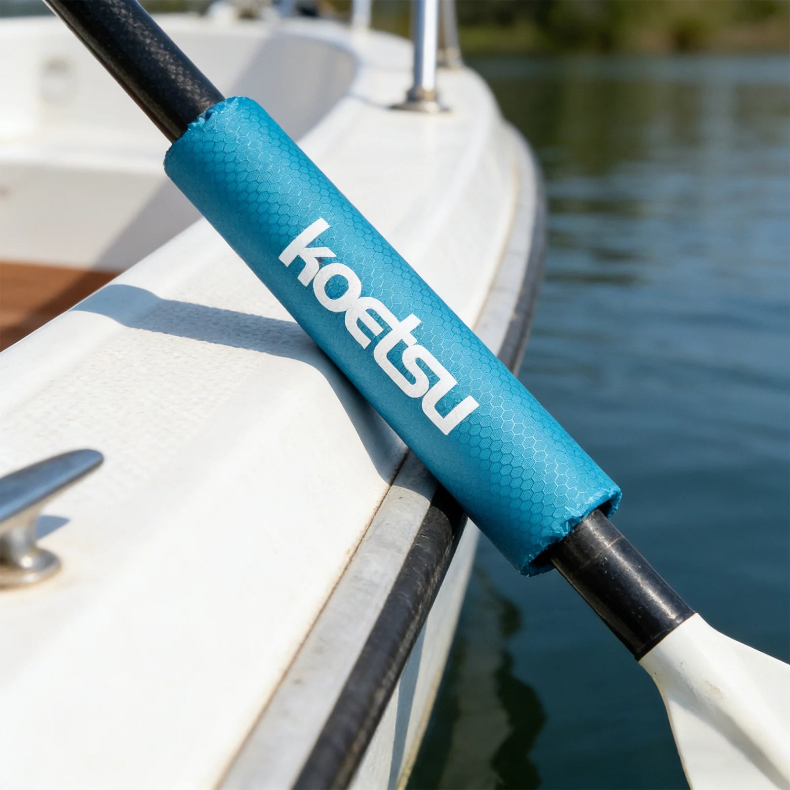 Paddle Buoyancy Sleeve 420D PU EPE Foam Paddle Float SUP Board Accessory Prevents Sinking for Kayak Canoe Paddleboard