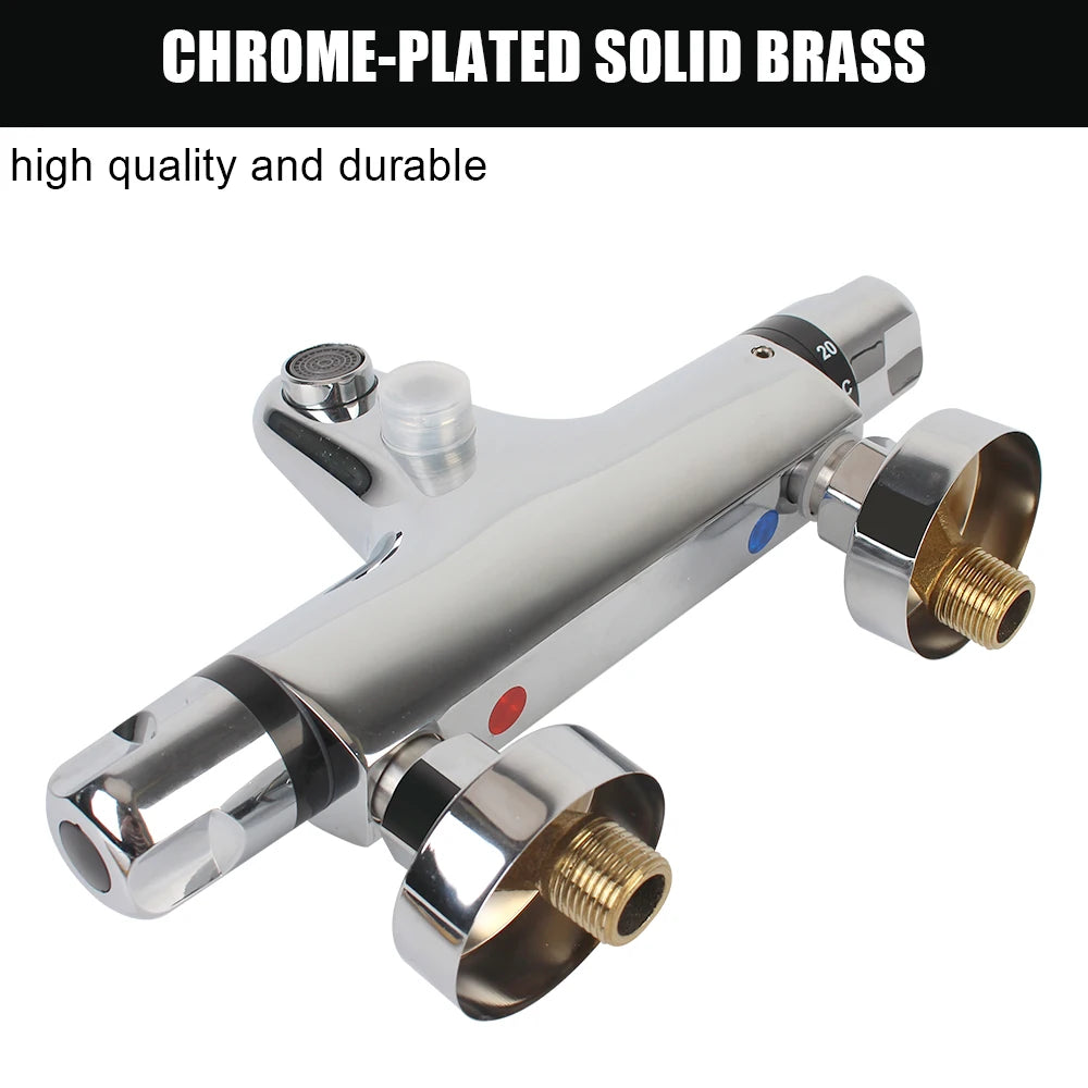 Bathroom Mixing Valve Hot And Cold Mixer Thermostatic Tap Thermostatic Shower Faucet Bathtub Faucet Bathroom Tool