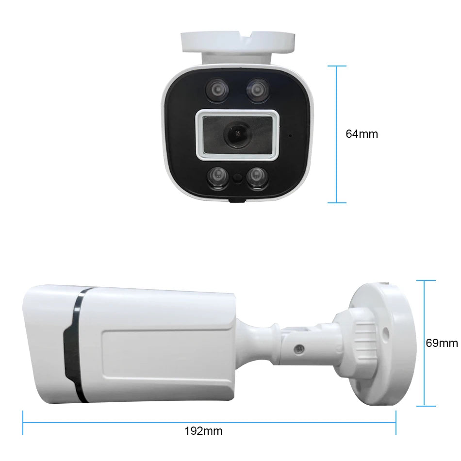 Smar New Super HD 2MP/5MP AHD Camera Waterproof 6* Nano IR LEDS Security Camera  AHDH System Video Surveillance With Bracket
