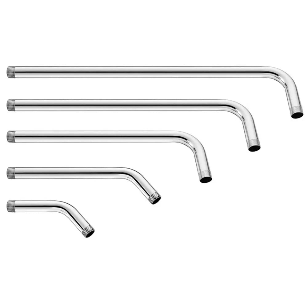 1PC Wall Shower Arm Shower Head Extension Pipe Stainless Steel Arm Bracket Bathroom Home Accessories