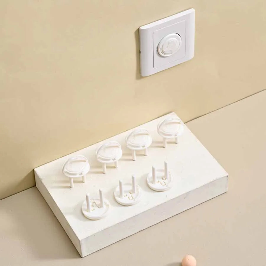 5/10pcs Baby Electrical Safety Socket Protective Cover European Standard Anti-electric Shock Socket Cover Baby Safe Protection