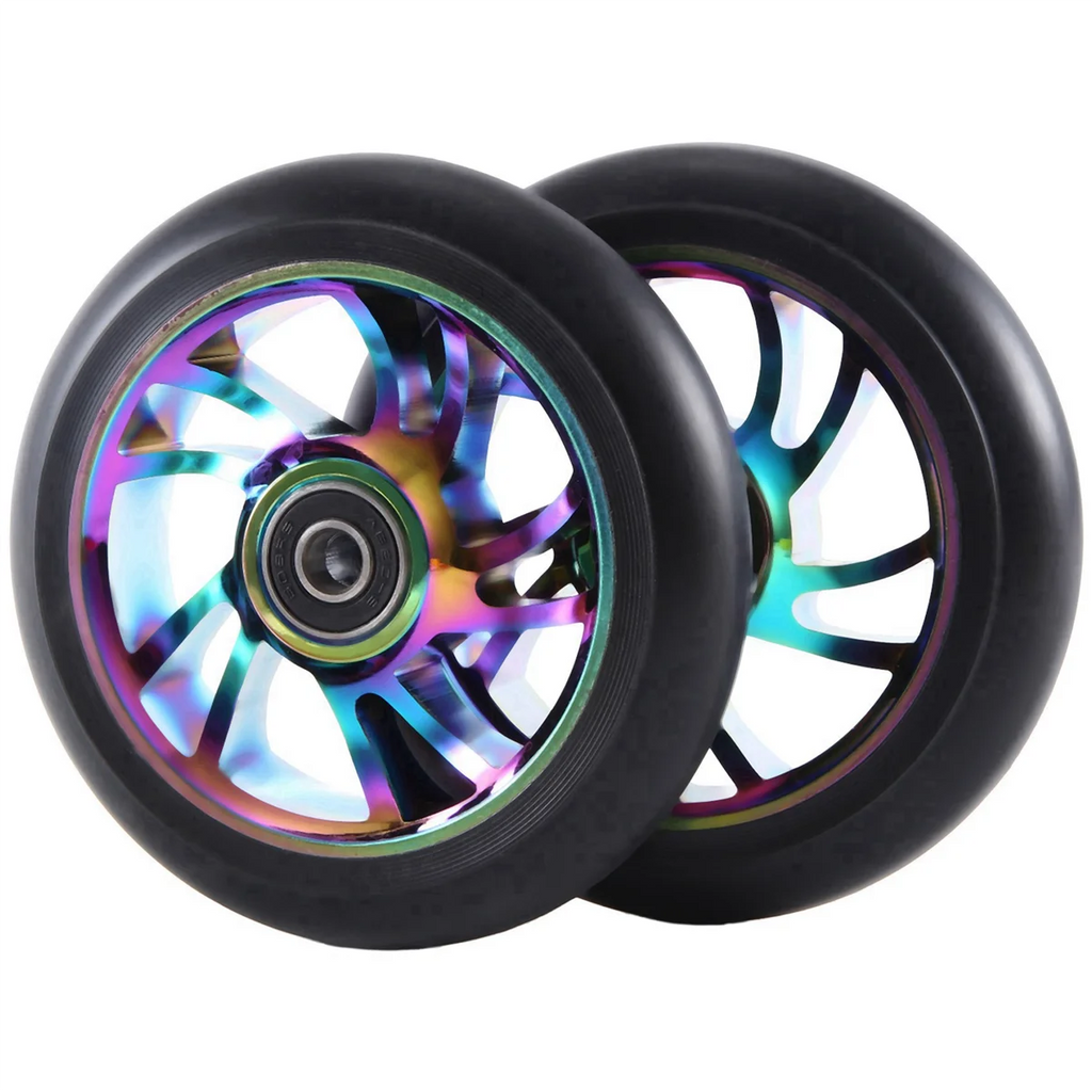 2Pcs 110 mm Colorful Aluminium Stunt Scooter Wheels Aluminum Scooter Wheel Scooter Accessories