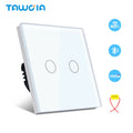 TAWOIA Wifi Touch Light Switches 1/2/3/4Gang Smart Wall Switch Tuya Smart Life Alexa Voice Control With Capacitor L/N1000W