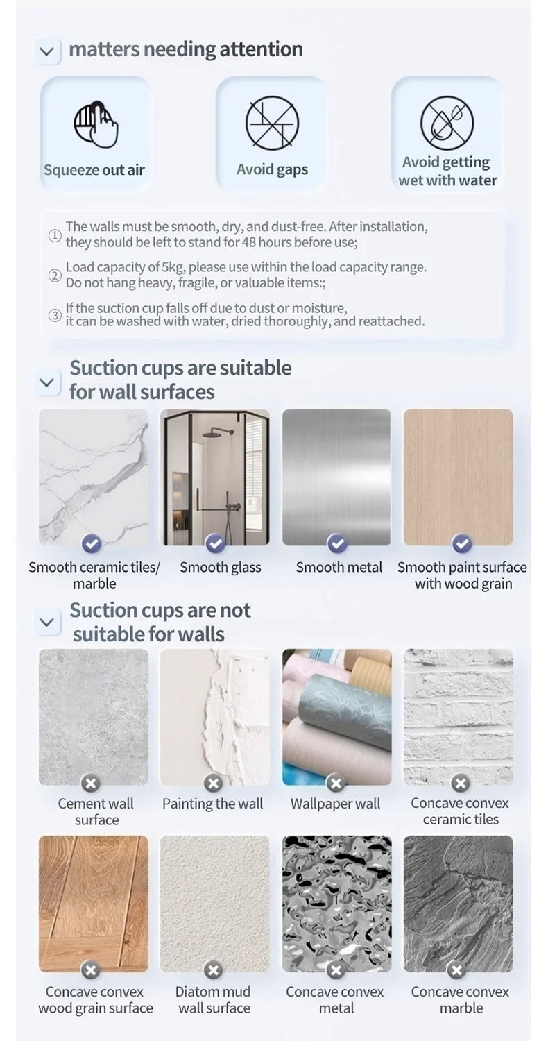 No Need To Drill Suction Cup Towel Ring Bathroom Towel Rack Kitchen Rag Rack Bathroom Toilet Wall Hanging Towel Rack