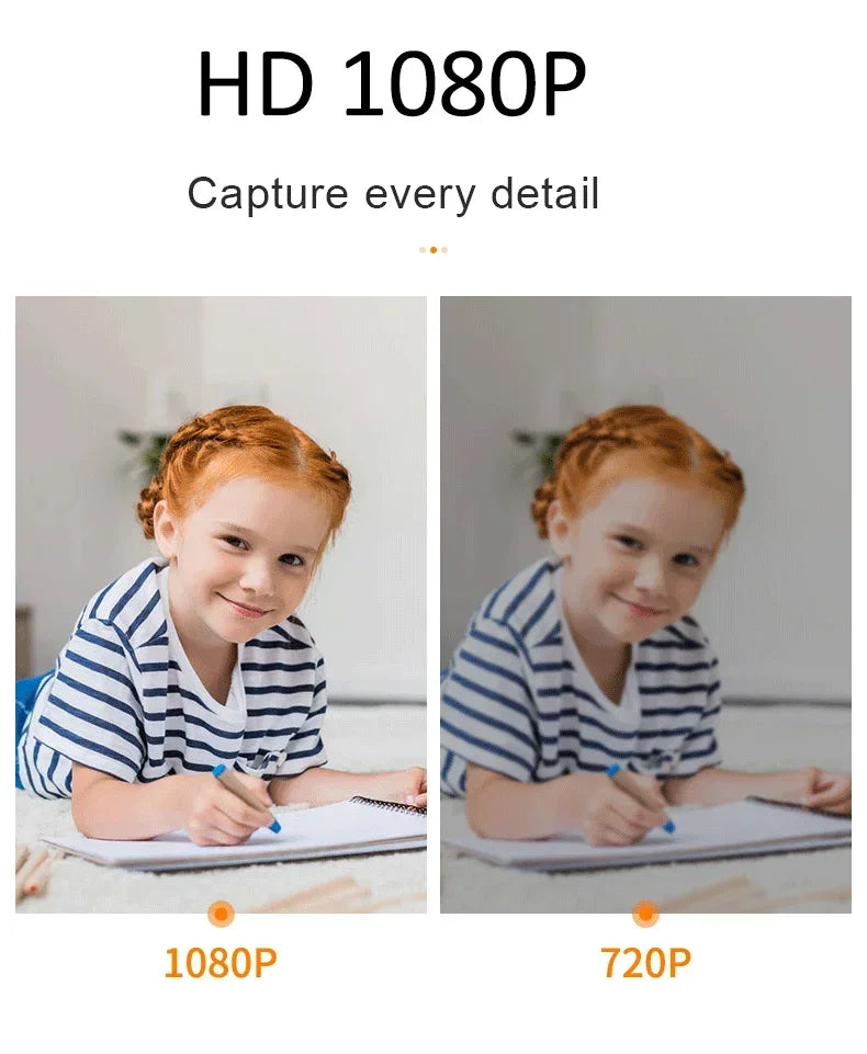 HD 1080P Mini IP Camera  Covert Small Nanny Cam Video Voice Recorder Indoor Portable  Security CCTV Camera for Home and Office