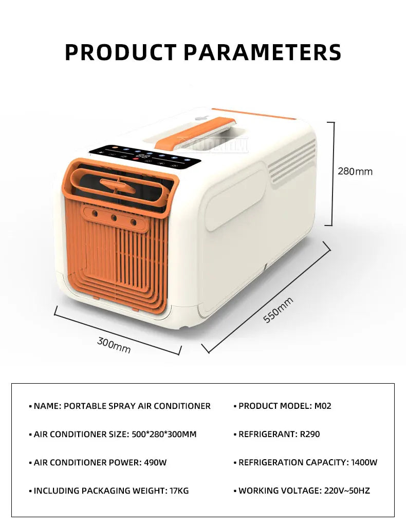 Outdoor Air Conditioner Home Use Energy Saving Aire Acondicionado Frío Para Casa Environment-Friendly