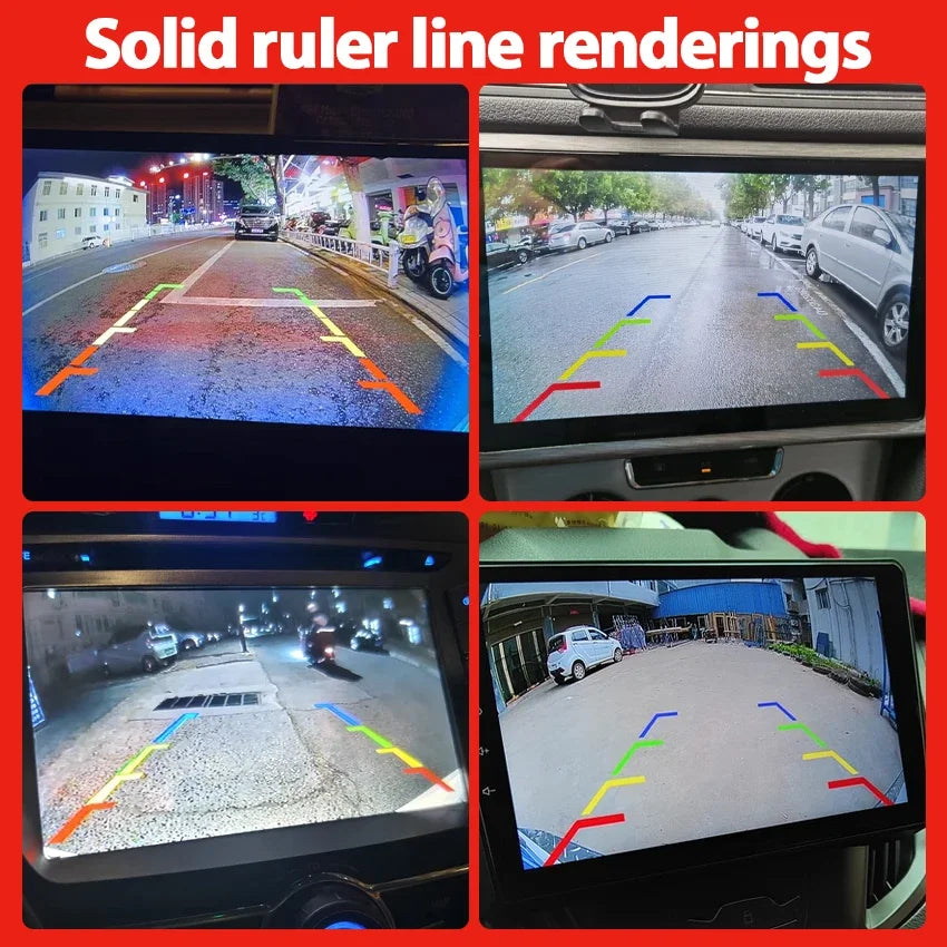 AHD Car Rear View Camera 12V Night Vision Backup Parking Reverse Camera Waterproof HD Color Image Video Vehicle Camera
