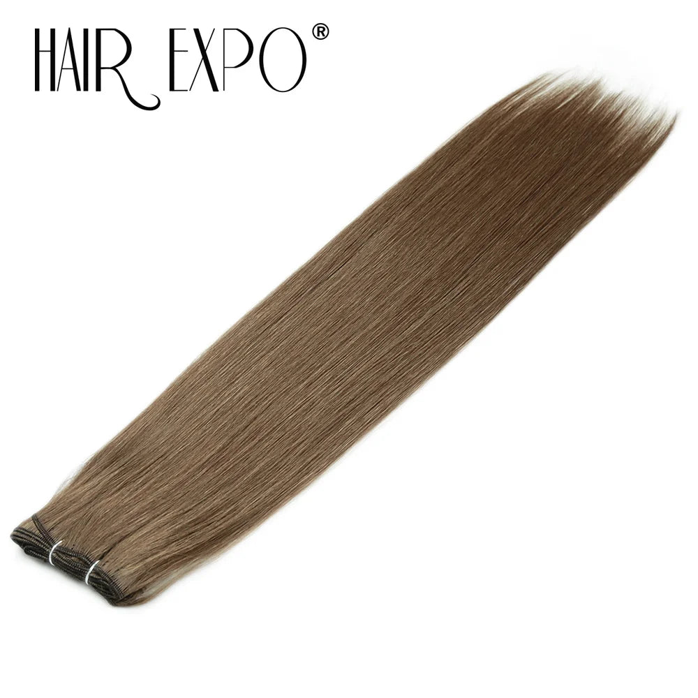 26" Bio Straight Hair Bundles Natural Soft Heat Resistant Fiber Synthetic Fiber Hair Extensions Protein Straight Hair Weave