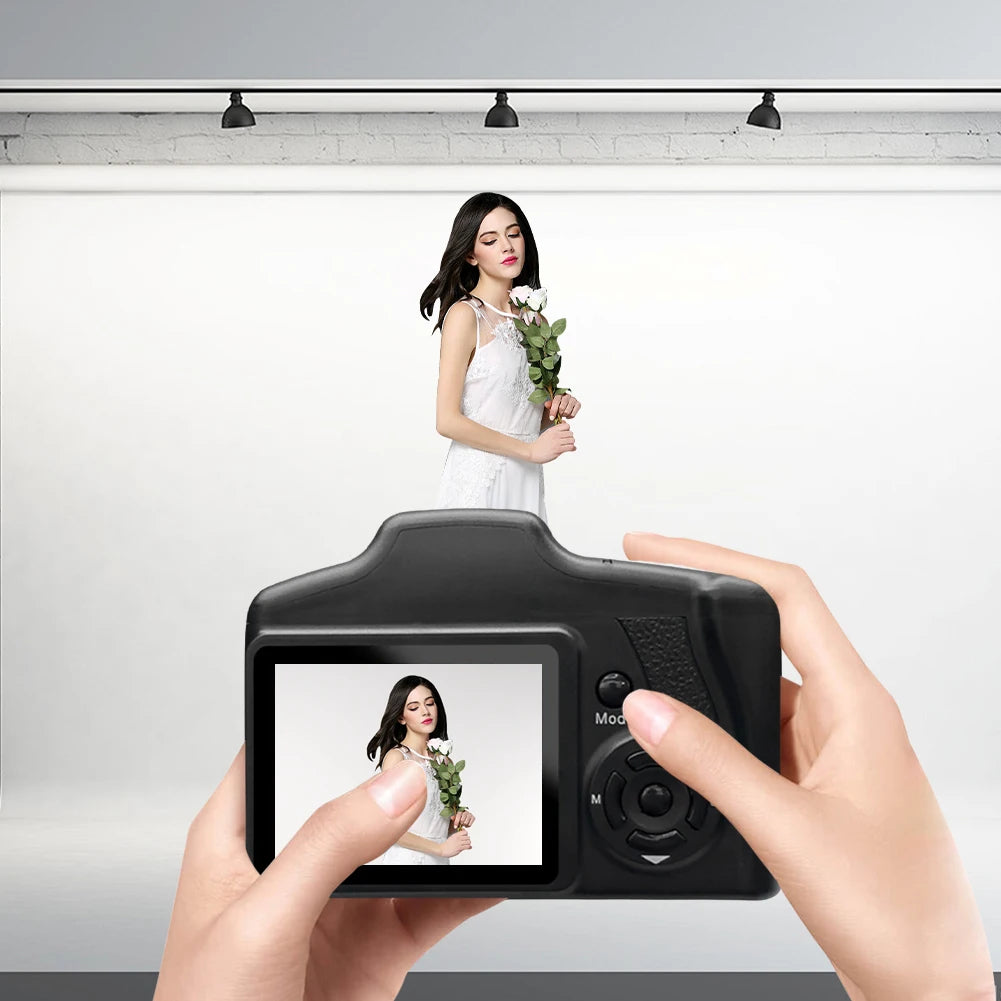 16MP Vlogging Camera with 2.4 Inch LCD Screen Camcorder 16X Digital Zoom Video Recorder for Photography and Video