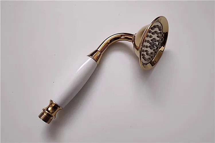 Bathroom Accessories Rose Gold Hand Shower Head High Pressure  Antique Water Output Antique Hand Shower Nozzle Water