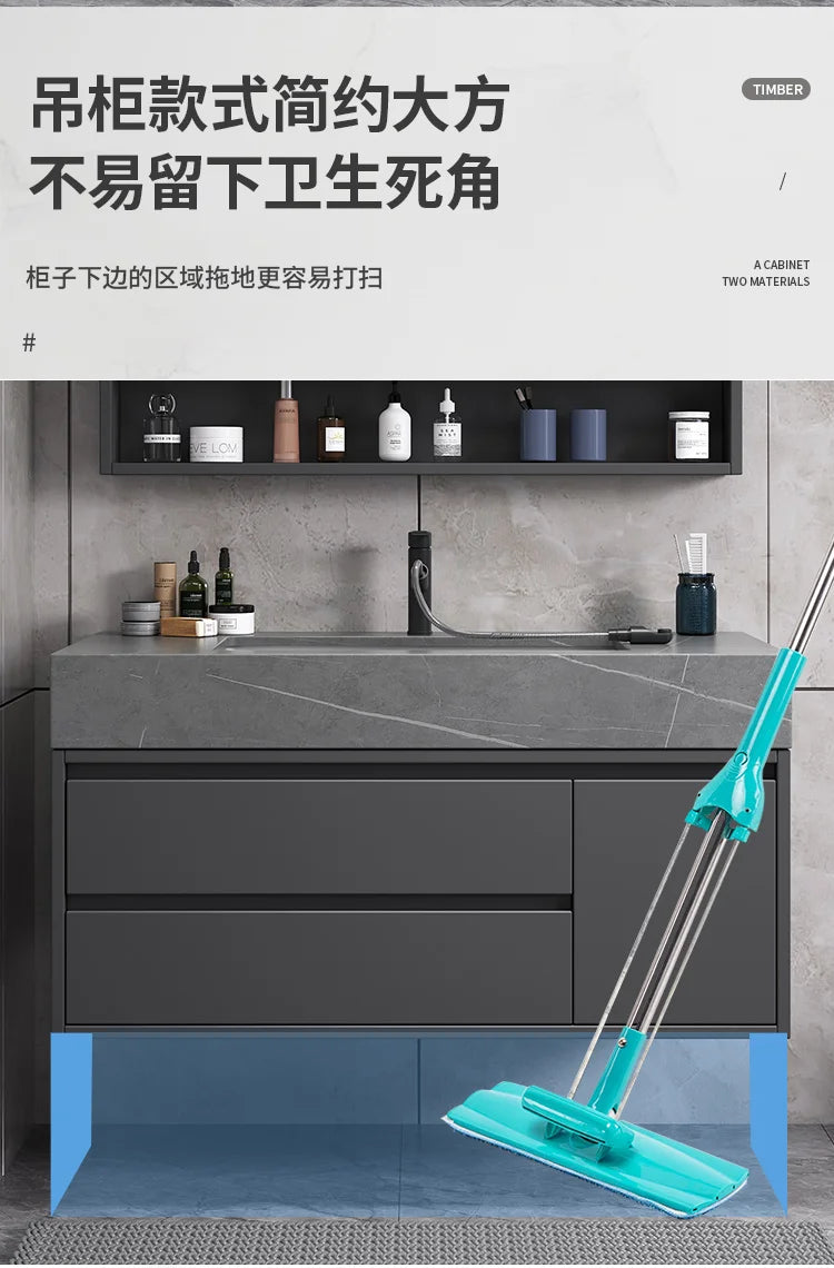 Washbasin Floor Bathroom Cabinets Vintage Drawer Light Toilet Bathroom Cabinets Intelligence Partition Mobiletto Bagno Furniture