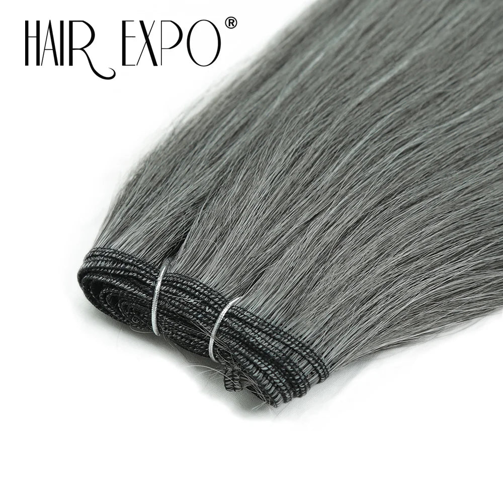 26" Bio Straight Hair Bundles Natural Soft Heat Resistant Fiber Synthetic Fiber Hair Extensions Protein Straight Hair Weave