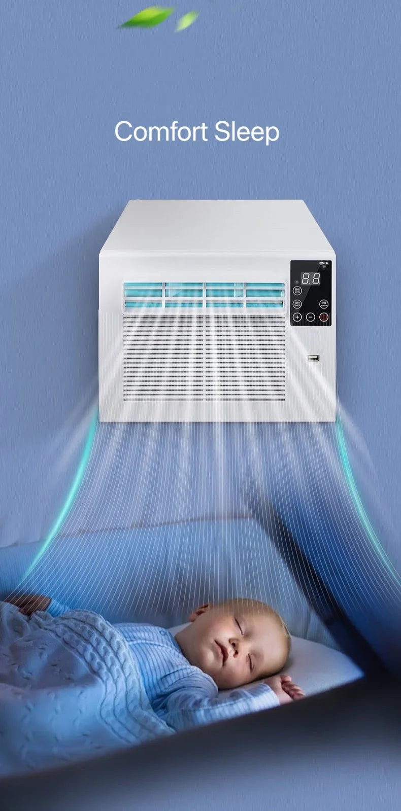Outdoor Portable Camping Air Conditioner 3000 Btu Portable Airconditioner Room Mobile Condizionatore Portable Air Conditioner