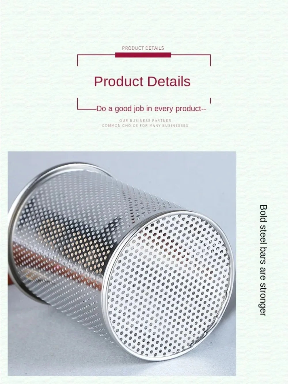 Durable Thickened Stainless Steel Funnel Wooden Handle Multifunctional Pasta Basket Strainer Kitchen Gadgets Deep Fry Basket