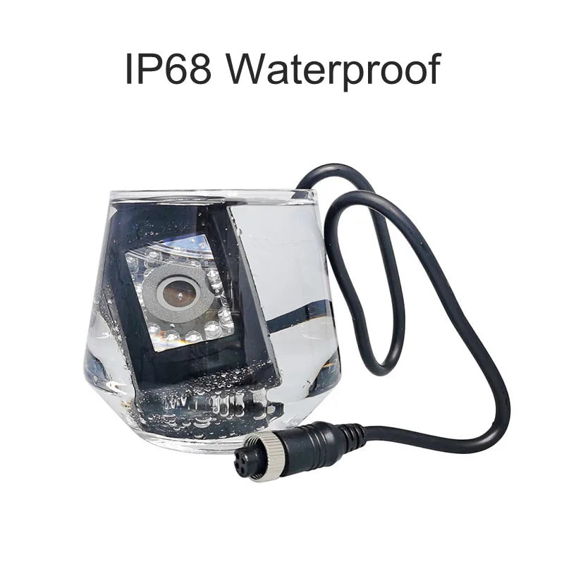 SMALUCK CVBS 12V-24V CCD Van Bus Lorry Car Camera IP68 Waterproof Rear View Reversing Parking Camera IR Night Vision
