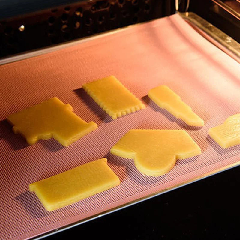 30*40cm Baking Mat Non-Stick Silicone Grid Pad Flat Mats For Cookies Pastry Snacks Baking Tools Accessories Kitchen Gadgets