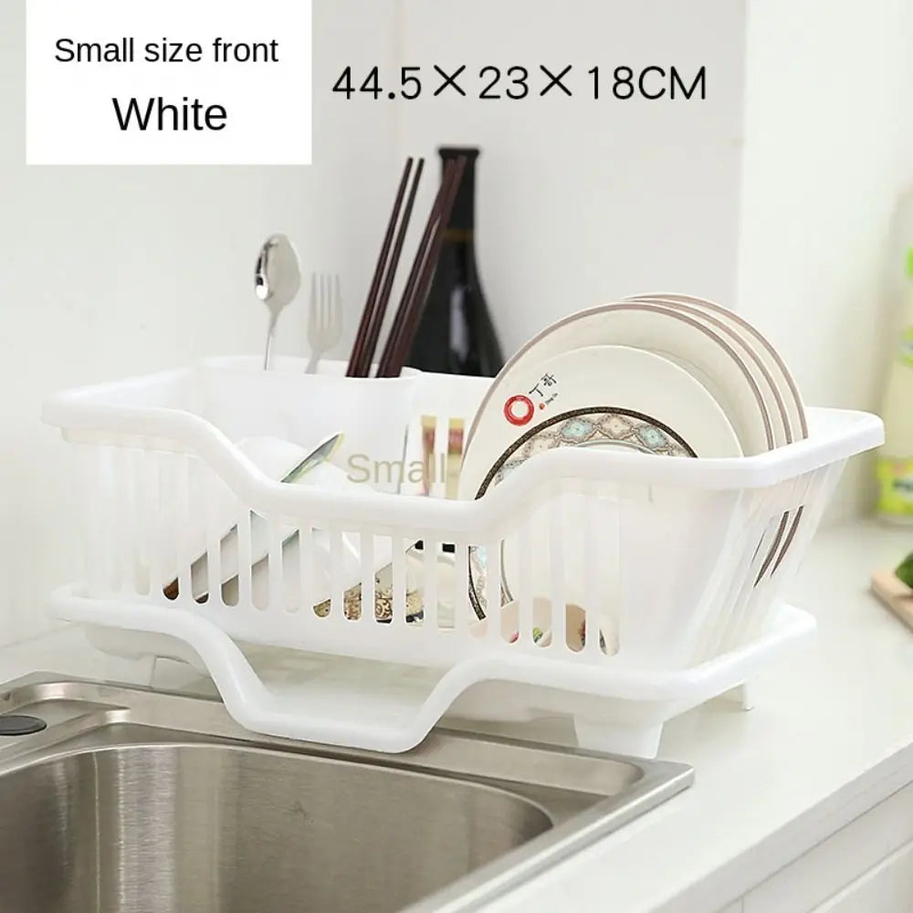 Kitchen Chopsticks Spoons Organizer Countertop Dinnerware Drain Board Storage Rack Dish Drying Rack Utensils Drainer Rack