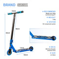 Hot Selling 110 Metal Core Wheel Stunt Scooter Pro Scooter Extreme Scooter Rainbow