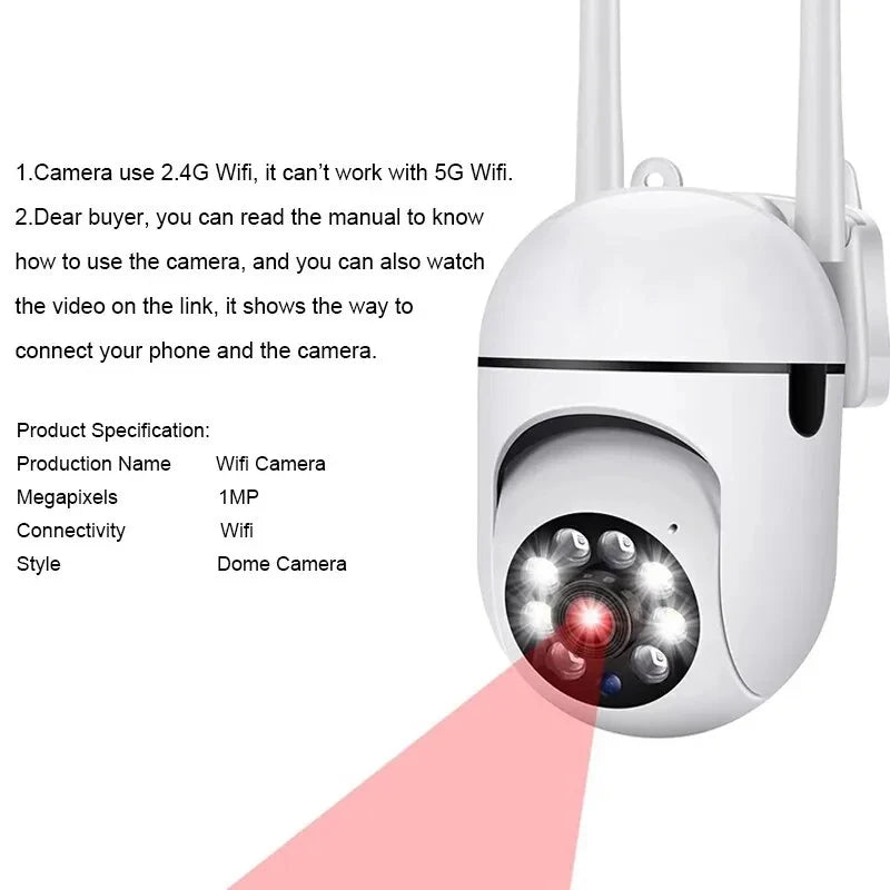 A7 Wireless Monitoring Camera 360 Degree Intercom 1080P Home Security Camera Remote HD Night Vision Camera Monitor Smart Home