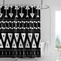 Home decoration shower curtains bathroom waterproof curtain fabric Living Room Modern Nordic Modern geometric pattern simple