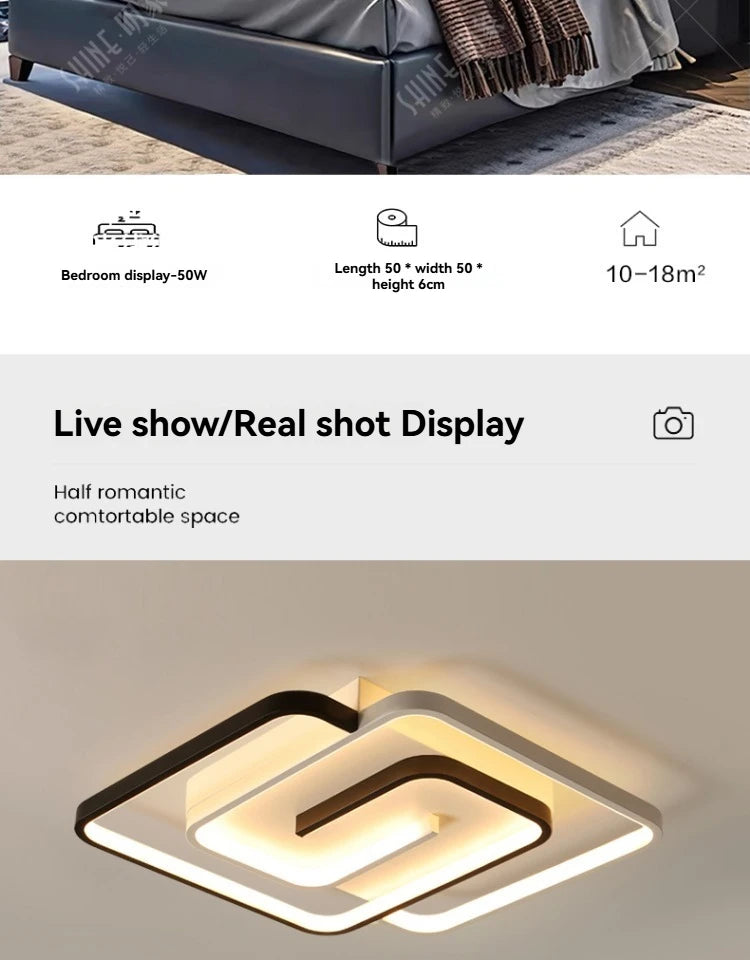 Modern LED Lights Bedroom Lights Minimalist Ceiling Lights Creative And Warm Room Lights Atmospheric Living Room Lights New Home
