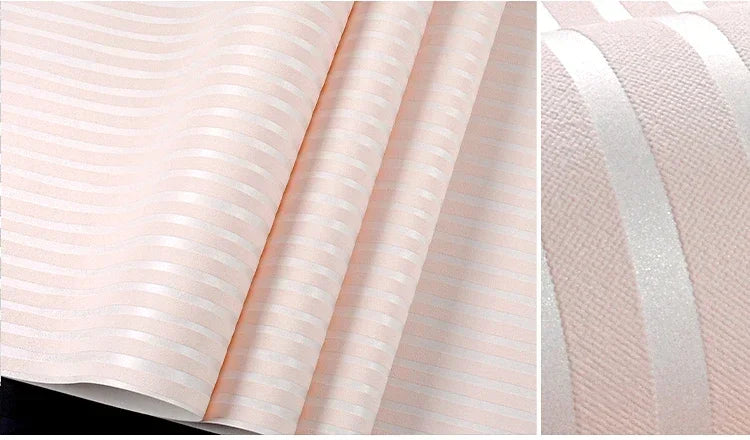 Modern Vertical Stripe Wallpaper Pink Blue Striped Living Room Decor TV Wallpapers 3d Elegant Home Decoration Wall Papers