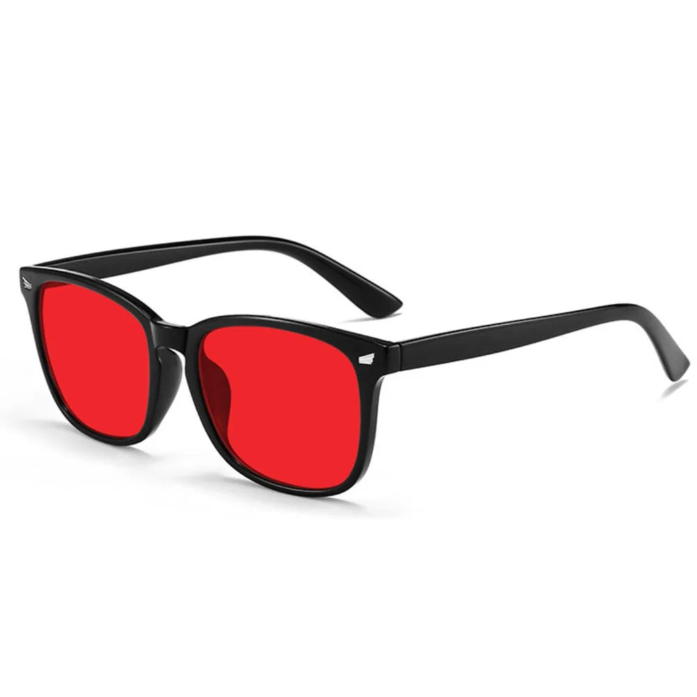 Blue Light Glasses For Blue Light Blocking Red Lens For Computer Gaming Reduce Eyestrain Bluelight Glasses Men Sleep Glasses