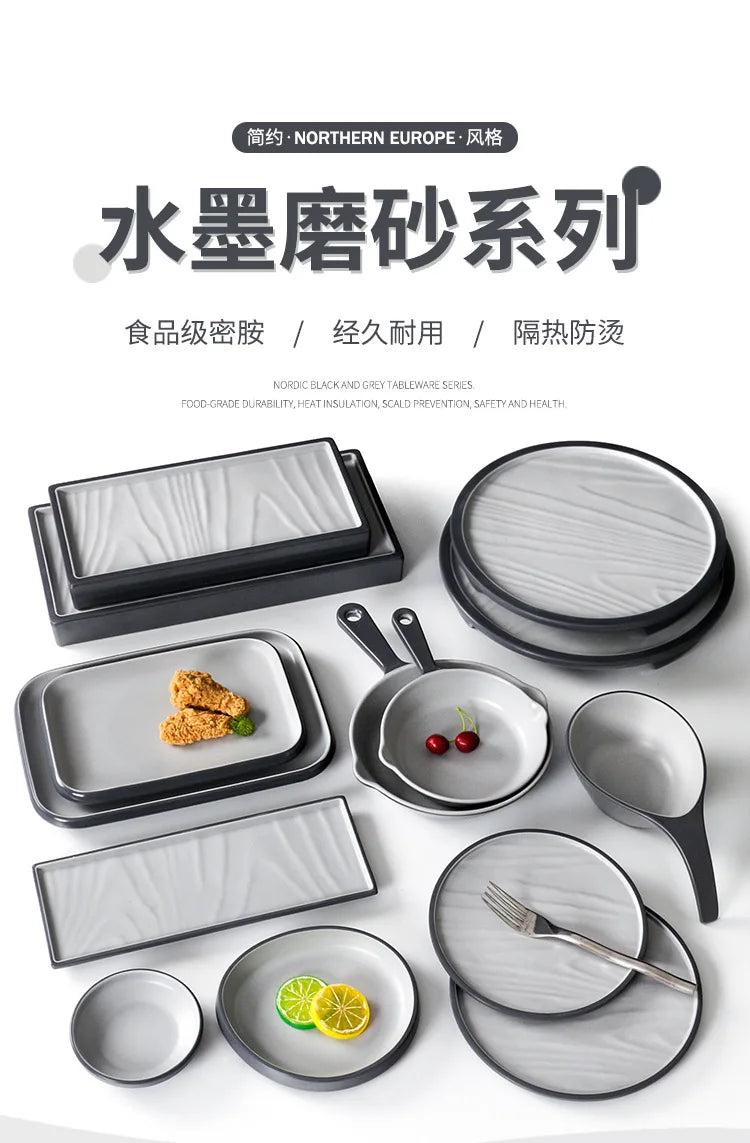 1PCS Tableware/high-end Cold Dish Plates/non Fragile Plates/bowls/sushi Plates, Japanese Style,A5 Food Grade Melamine